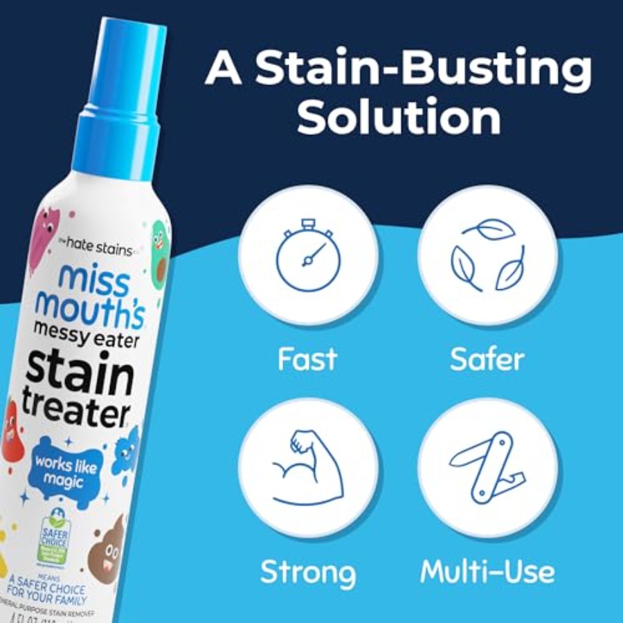 Miss Mouth's Messy Eater Stain - огляд і ціна Baby Food Essentials