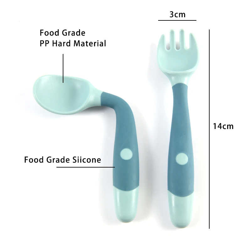 1 pair Silicone Spoon for Baby - огляд і ціна Baby Food Eating